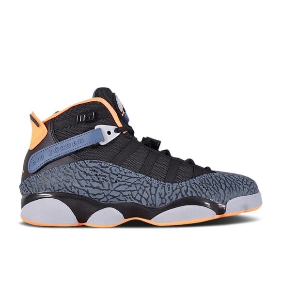 jordan 6 rings black orange